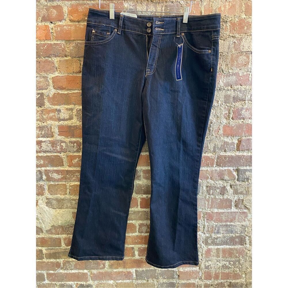 BandolinoBlu Denim Arianna Curvy Hip True Boot Cut Jeans Women’s Size
